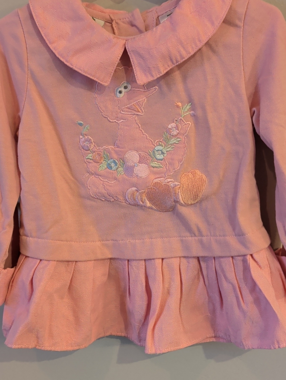 Vintage Sesame Street  Big bird Tunic Top/ Dress Size 3t